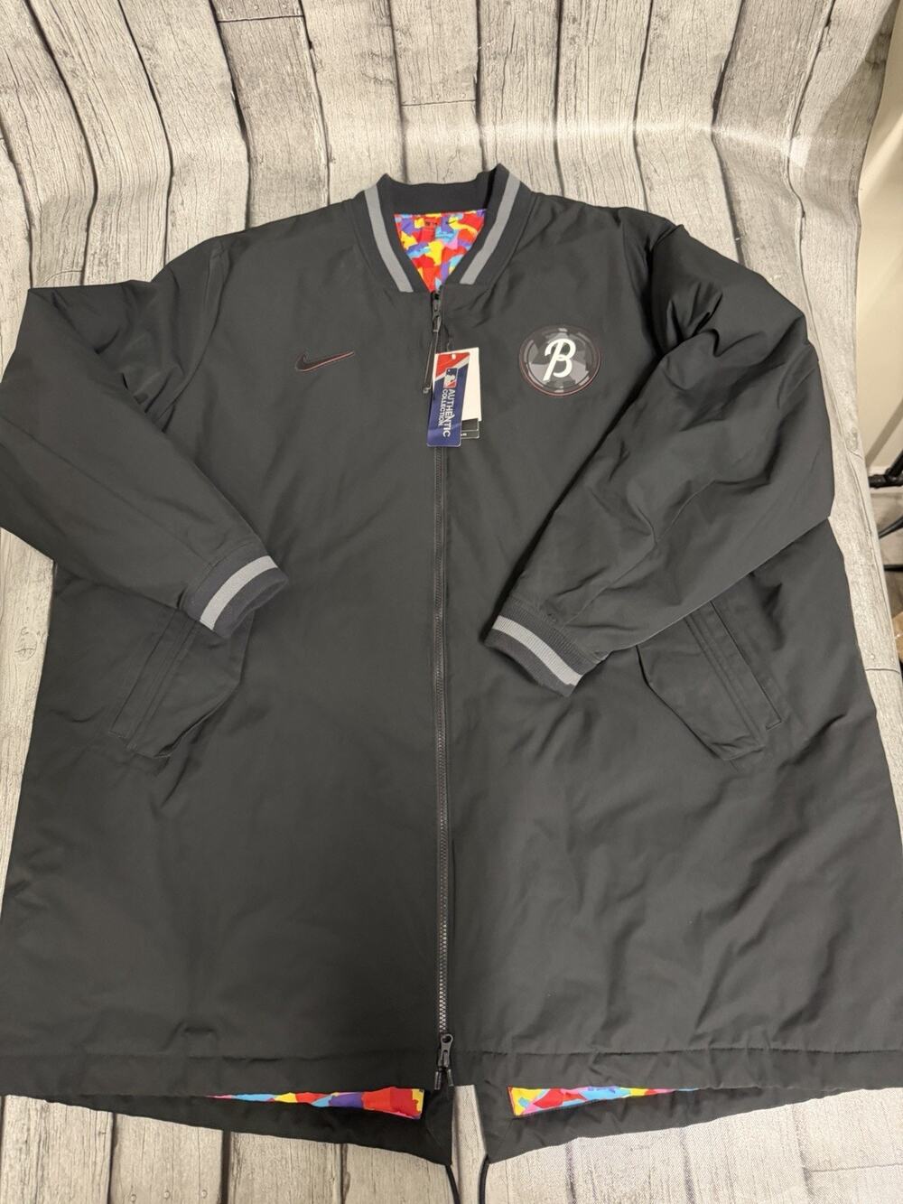 NWT Men’s Nike Baltimore Orioles City Connect Dugout Jacket 4XL Black
